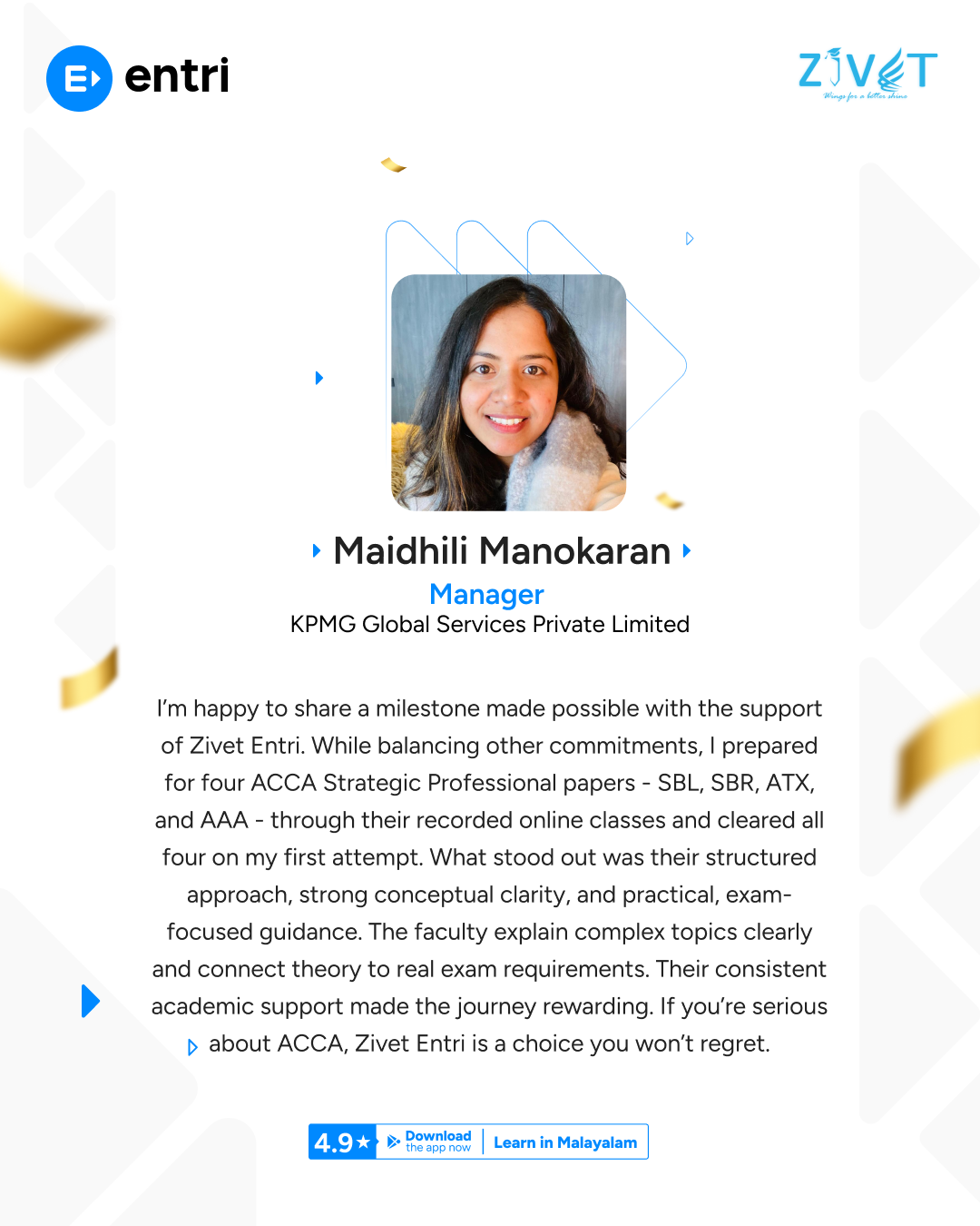 Maidhili Manokaran - ACCA Success Story