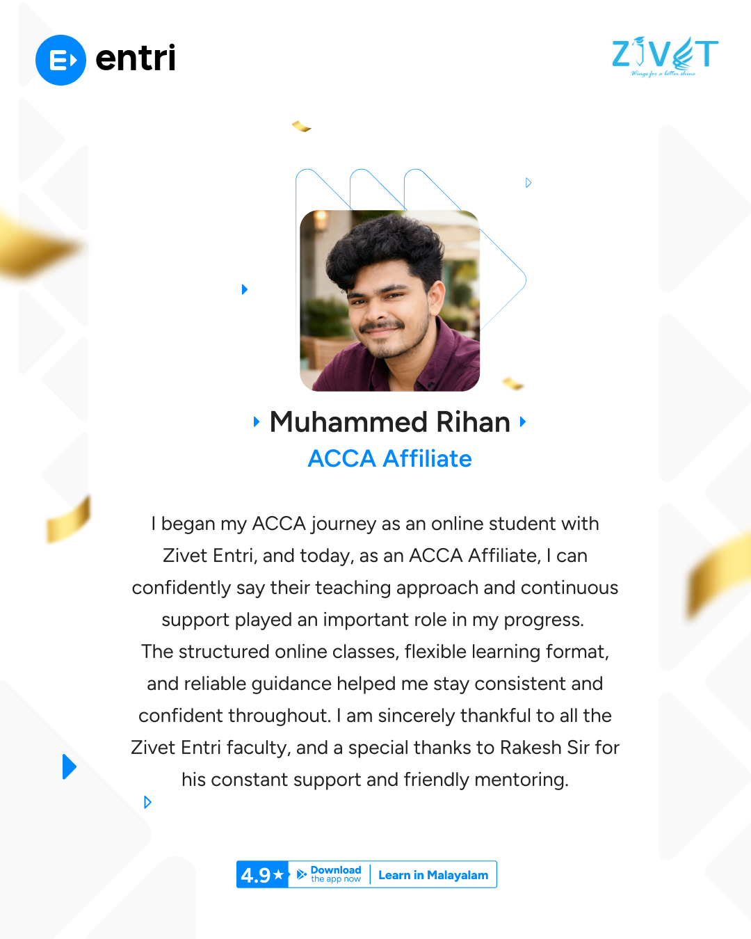 Muhammed Rihan - ACCA Affiliate Success Story
